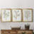 Single Sprig I - Matted and Framed Under Acrylic Glass, Set of 3, Large Living Room Wall Art-1135112875-1135112876-1135132412