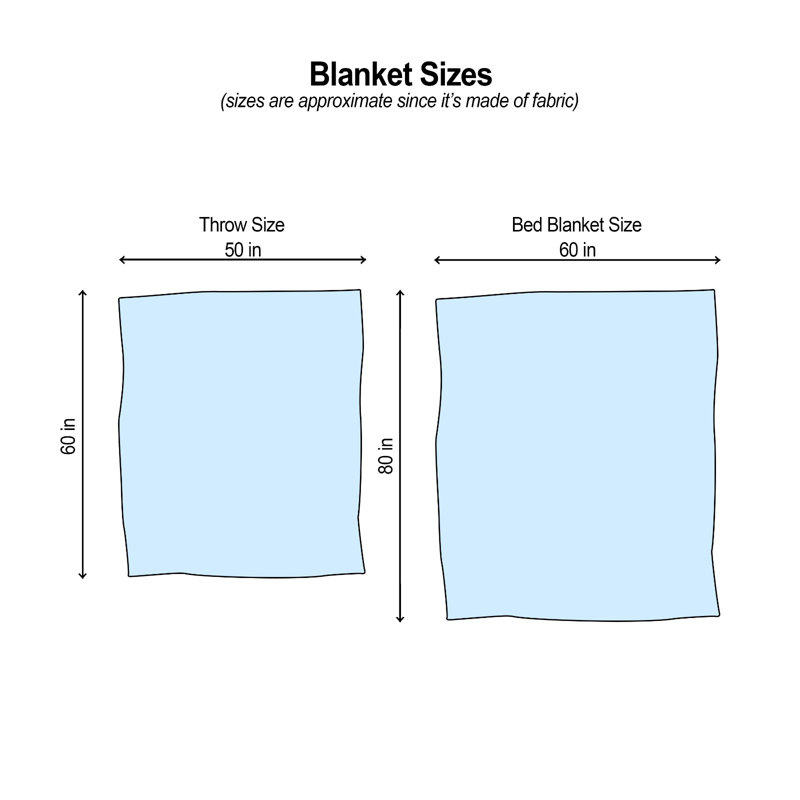 Wavy Checkered Pattern Blankets, 50in W x 60in H
