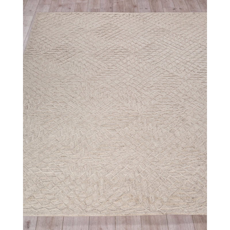 Sandro Hand Tufted New Zealand Wool Area Rug, Rectangle 10' x 14'