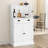 Nazyia 54" Freestanding Kitchen Pantry Storage Cabinet with Doors and Adjustable Shelves, Microwave Oven Stand with Drawer for Kitchen-20924928