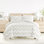 Ensemble de housse de couette en microfibre à motif de chevrons ultra doux