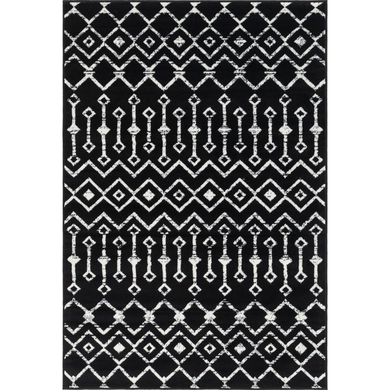 Moroccan Area Rug, Rectangle 122 x 183cm