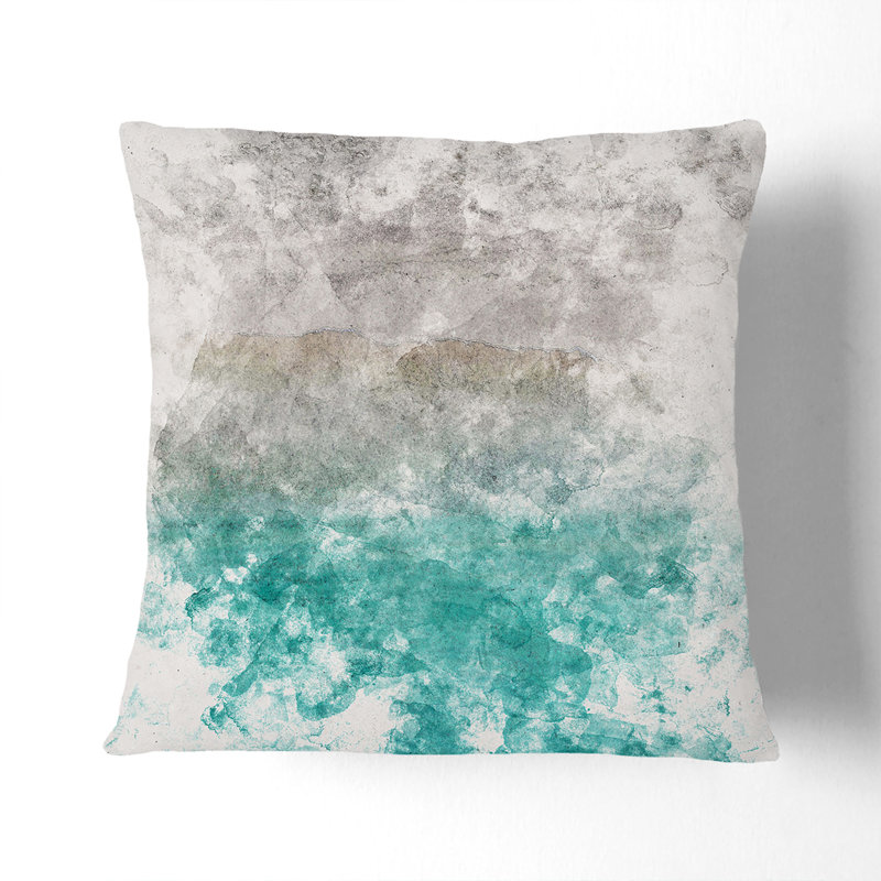 Square Cushion, 40cm H x 40cm W x 15cm D, White