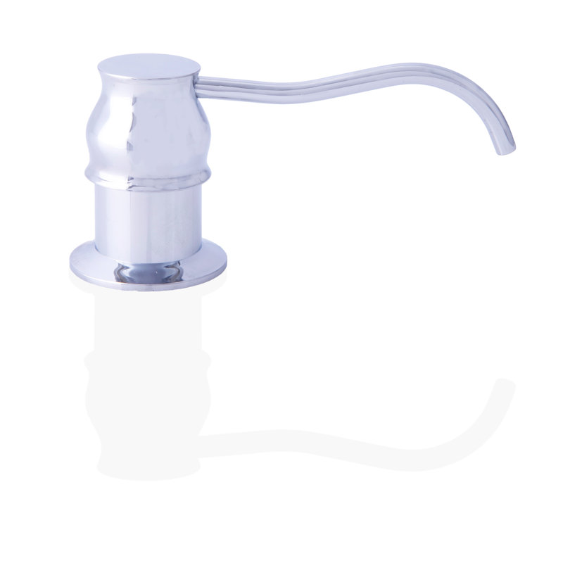 Distributeur de savon courbé 14,5 oz., Chrome poli