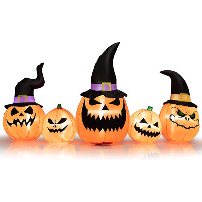 The Seasonal Chest Inflatable Pumpkin Family Halloween Pumpkin Combination