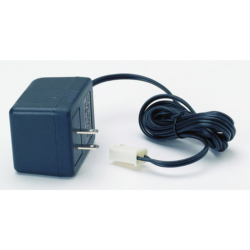4.75'' H x 0.8'' W Black Polyethylene Plastic Power Adaptor