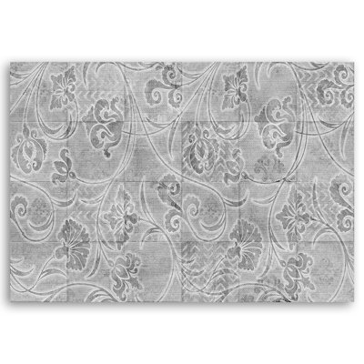 Gray Tiles - Wrapped Canvas Print