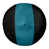 Noir/turquoise