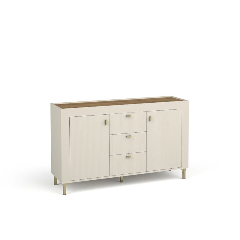 Olgen 137cm Sideboard, Cashmere/Oak