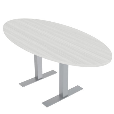 Table de conférence avec bases en forme de T