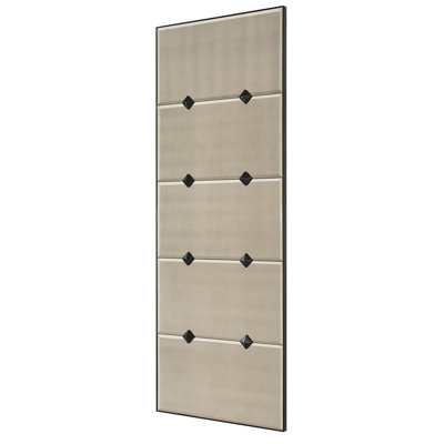 Philender Iron Rectangle Wall Mirror