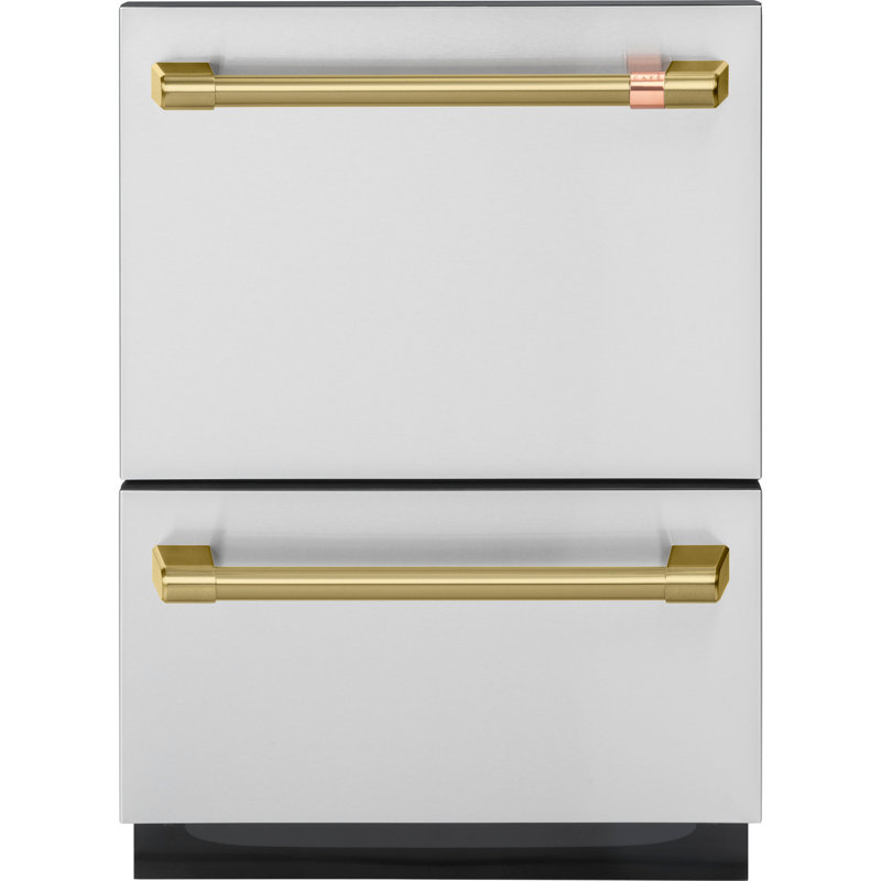 Refrigerator Handle, Brushed Brass