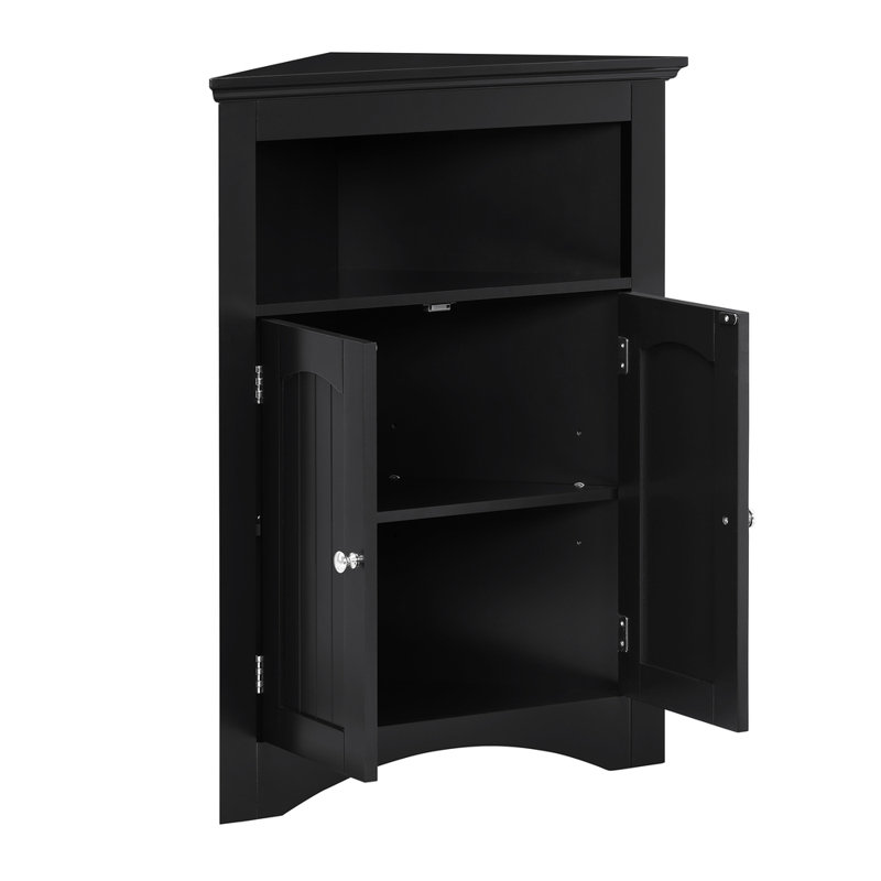 Diron Bathroom Cabinet, Black