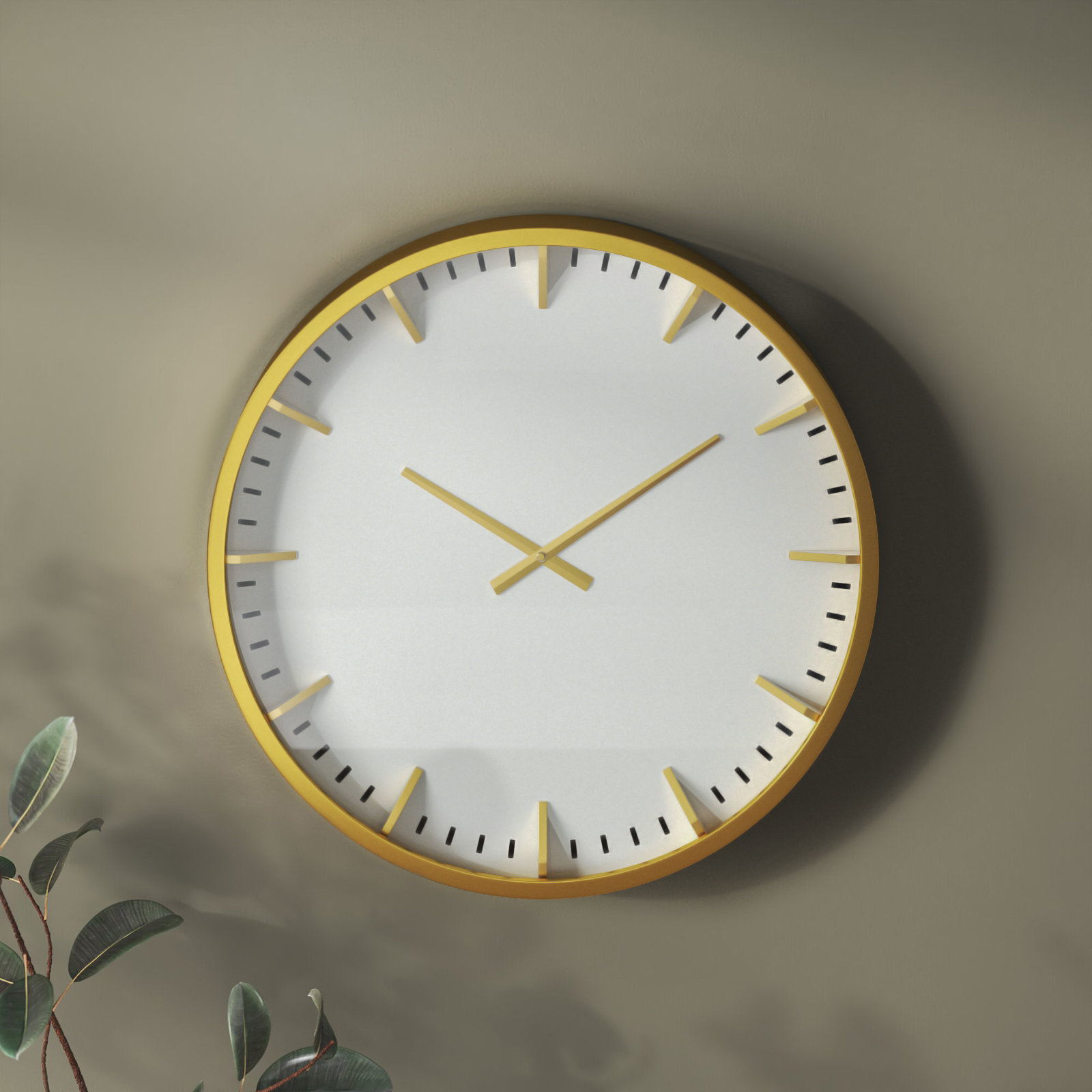 Della Wall Clock, Gold