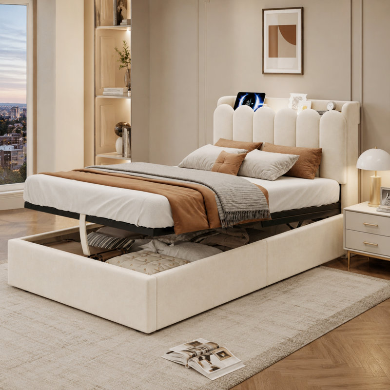 Upholstered Ottoman Bed