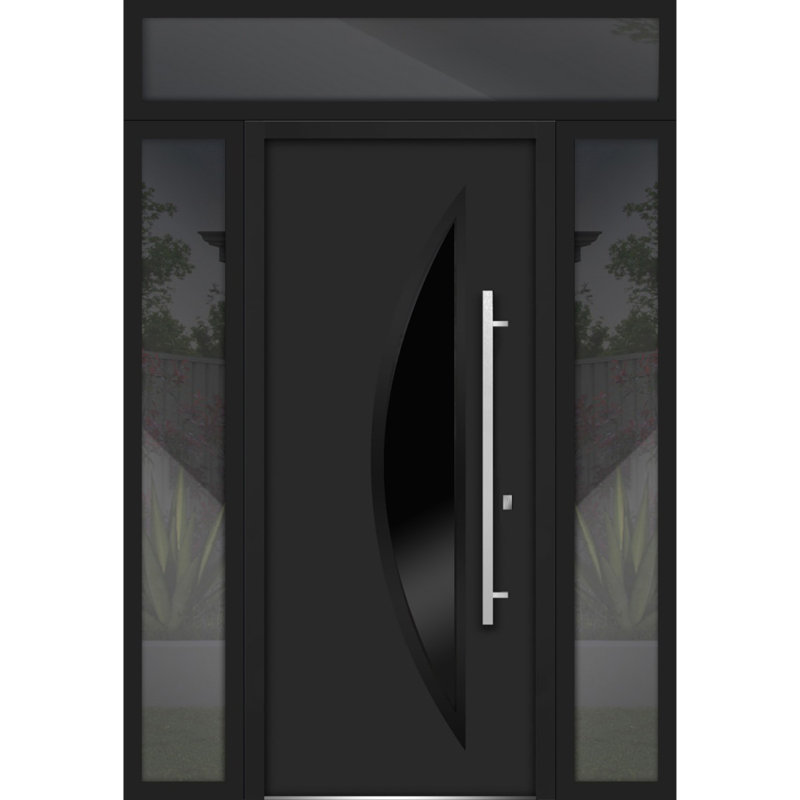 Deux portes d'entrée à l'avant, S'ouvre à droite vers l'intérieur, H 96 po x l 60 po x P 3,25 po