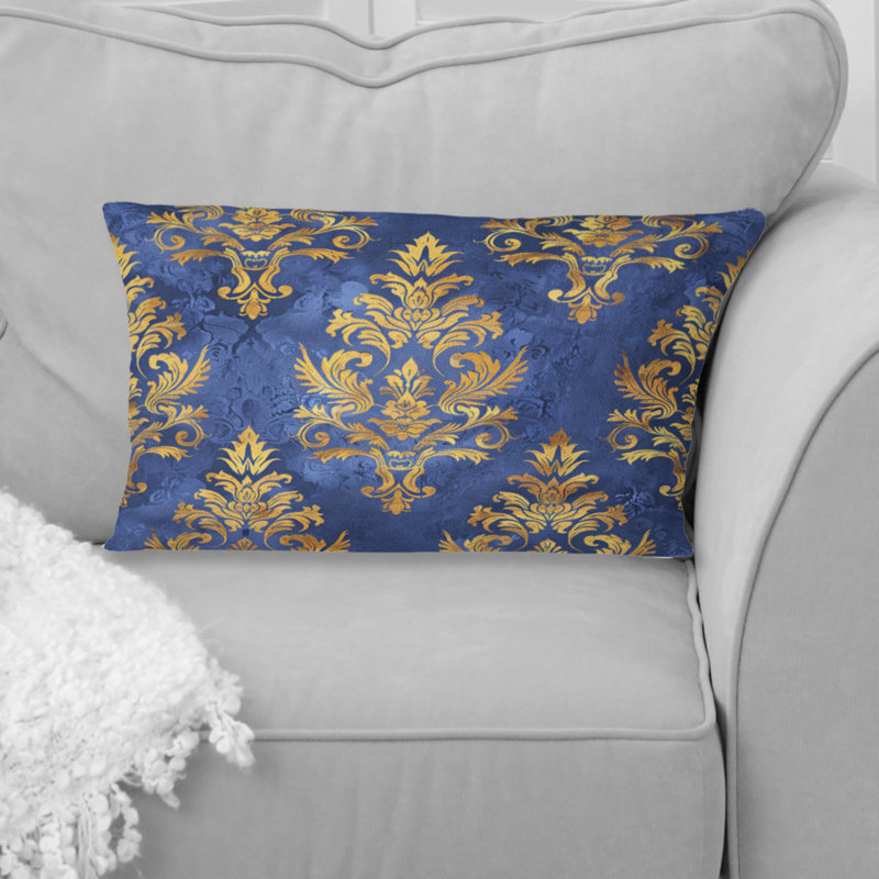 Coussin lombaire traditionnel Royal Gold Blue