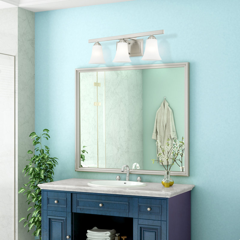 Bullis 3 - Light Dimmable Vanity Light, Brushed Nickel