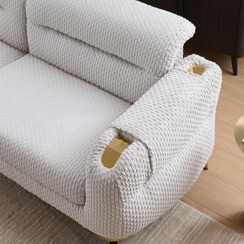 Canapé de style moderne, Gris