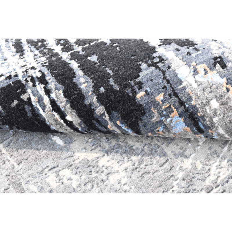 Abstract Area Rug, Round 6'