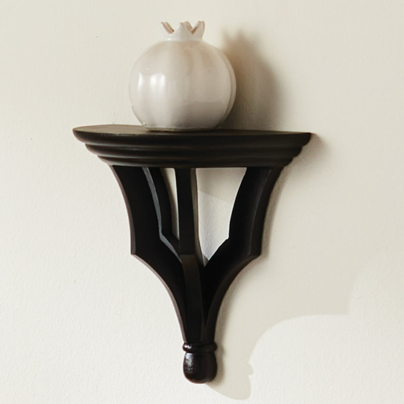 BENNETT WALL BRACKET SMALL, Black, 7" H x 7.75" W x 3.75" D