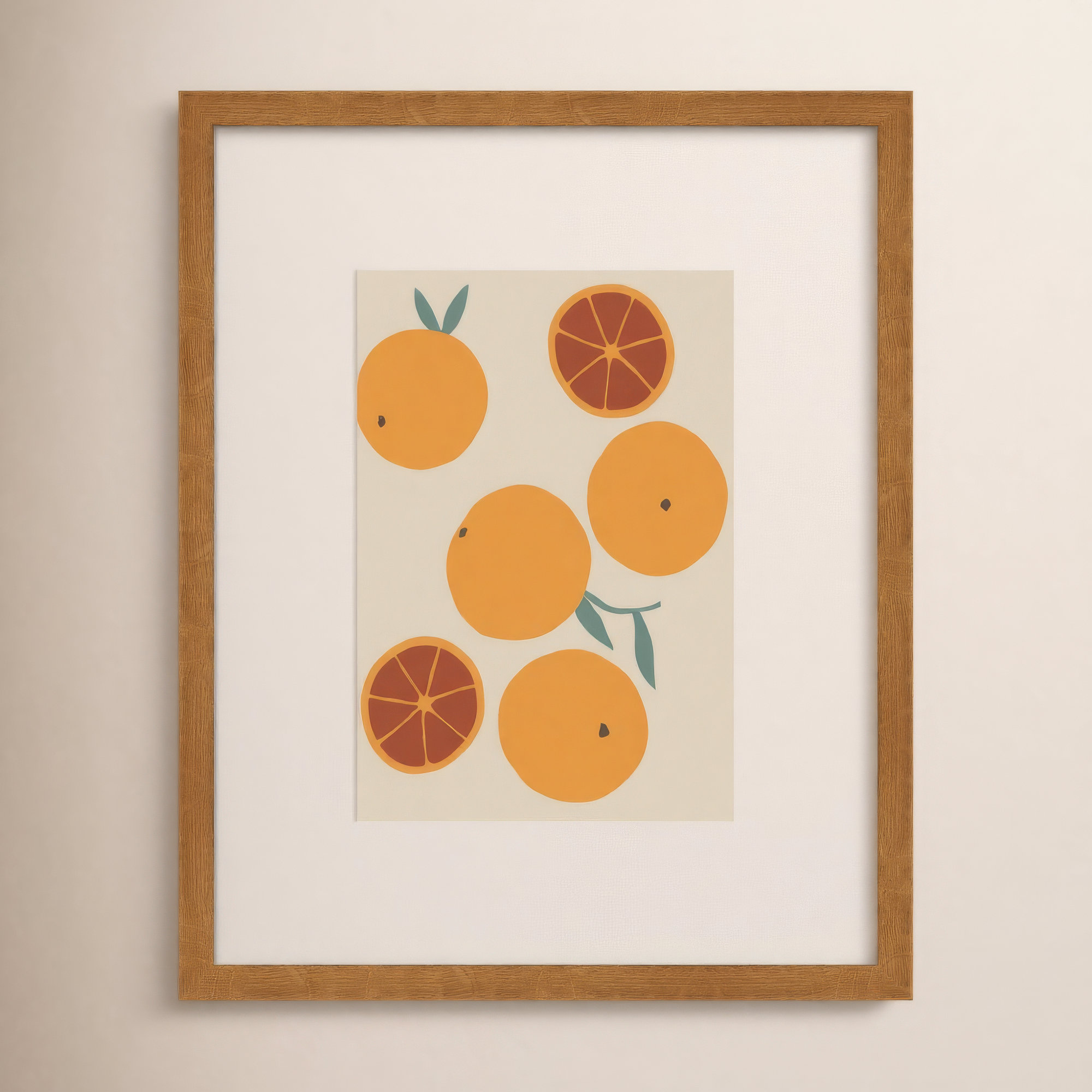 Blood Orange, 21" H x 17" W x 2" D