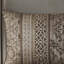 Courtepointe pour lit double / grand lit - brun et or, motifs de feuilles, détails du coussin de broderie, coutures réversibles de qualité brun / or, coussins décoratifs-126060006