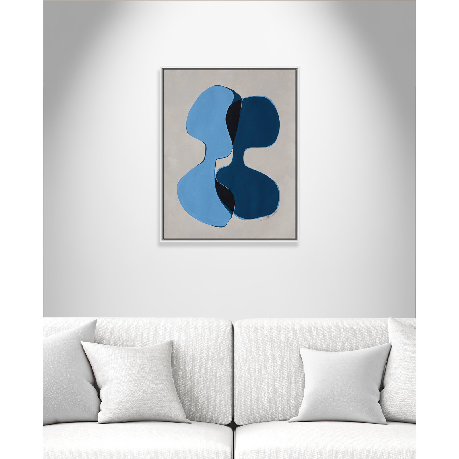 In Unity Collection "In Unity I" Print, 29.5" H x 23.5" W x 2" D, White Framed