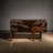 Multi-functional solid wood relief sideboard