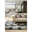 Hand Tufted Wool Geometric Area Rug in Slate/White-1169645644