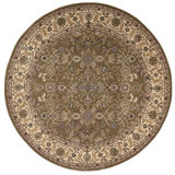 Tapis rond en laine 8 pi x 8 pi Gilta