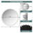 Beaded Round Wall Mirror 36"D-273311508