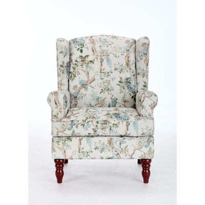 Upholstered Fabric Armchair