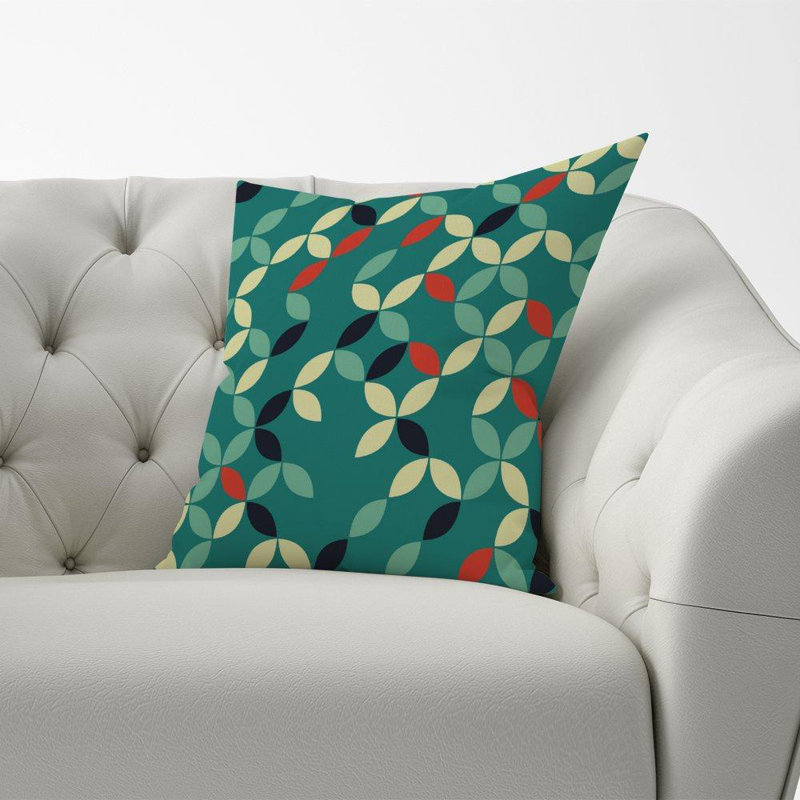 Henri Geometric Square Cushion
