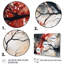 Encre liquide rouge et noire captivante - art abstrait géométrique-88516139-88516140