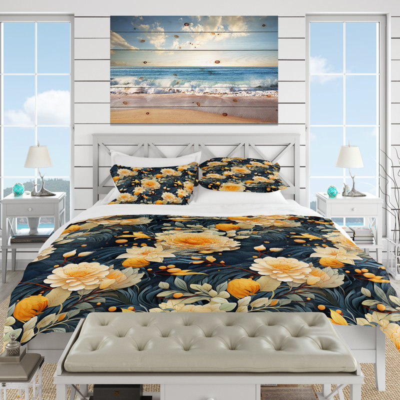 Ensemble de housse de couette Ocean Odyssey, Housse de couette pour très grand lit et 2 très