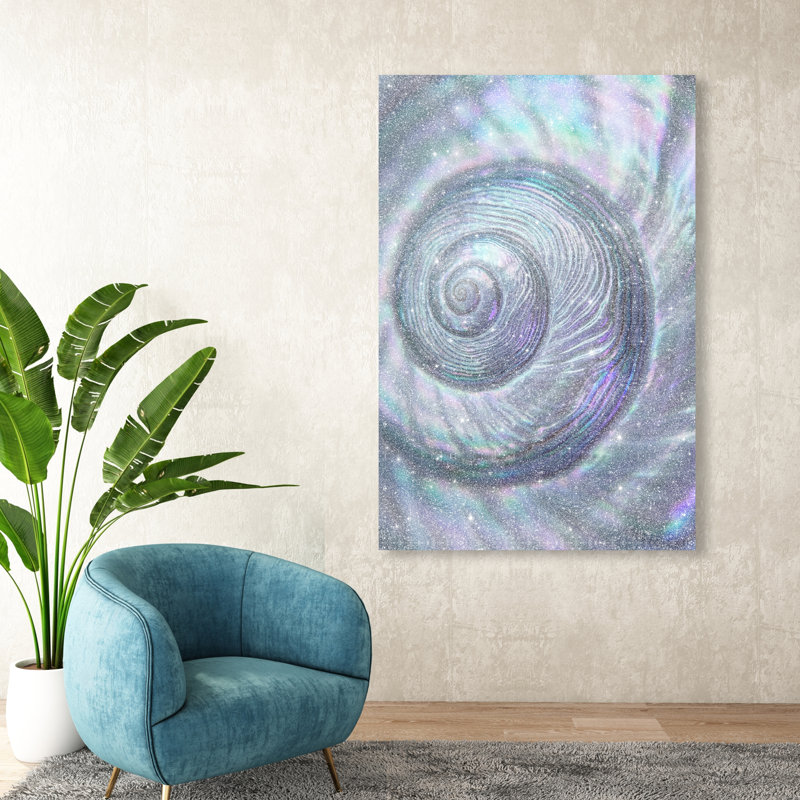 Sea Spiral Print by Oliver Gal, 15"H x 10"W, Gallery Wrapped