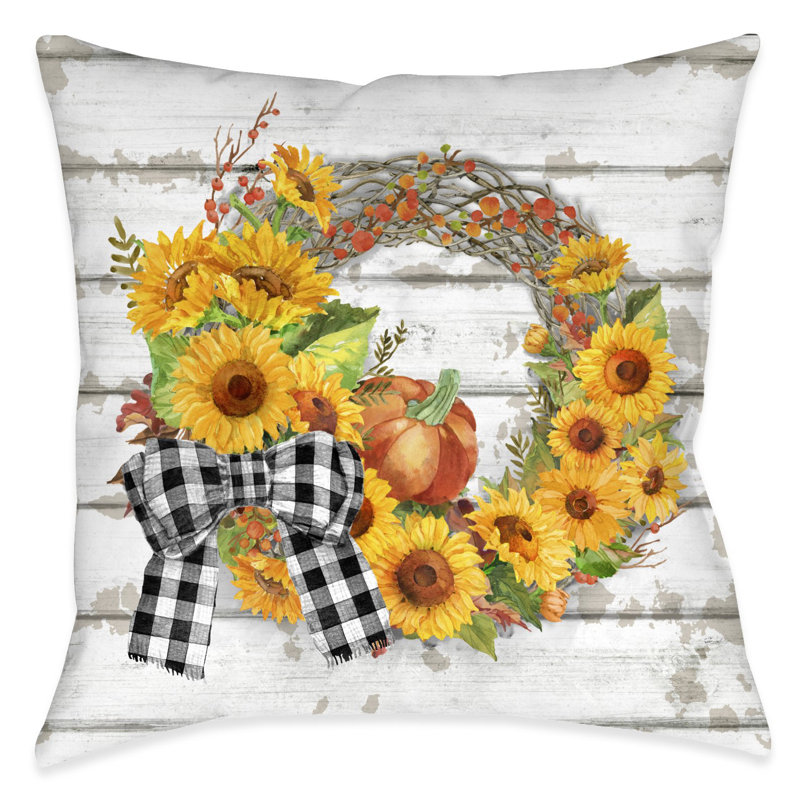 Coussin d'intérieur Harvest Wreath