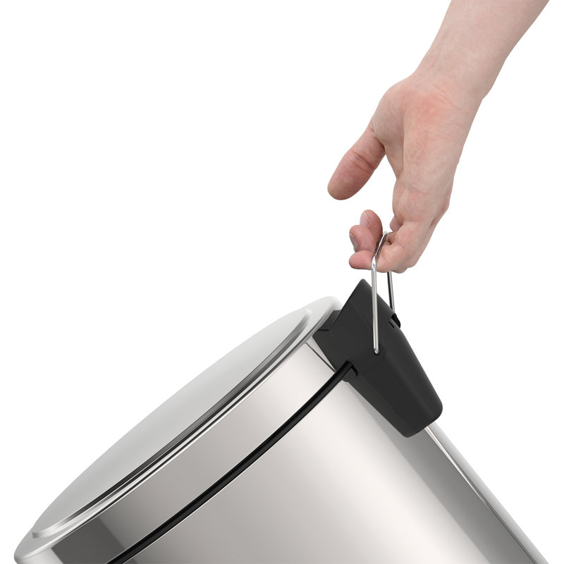 Stainless Steel Step On Kitchen Trash Can, 30L