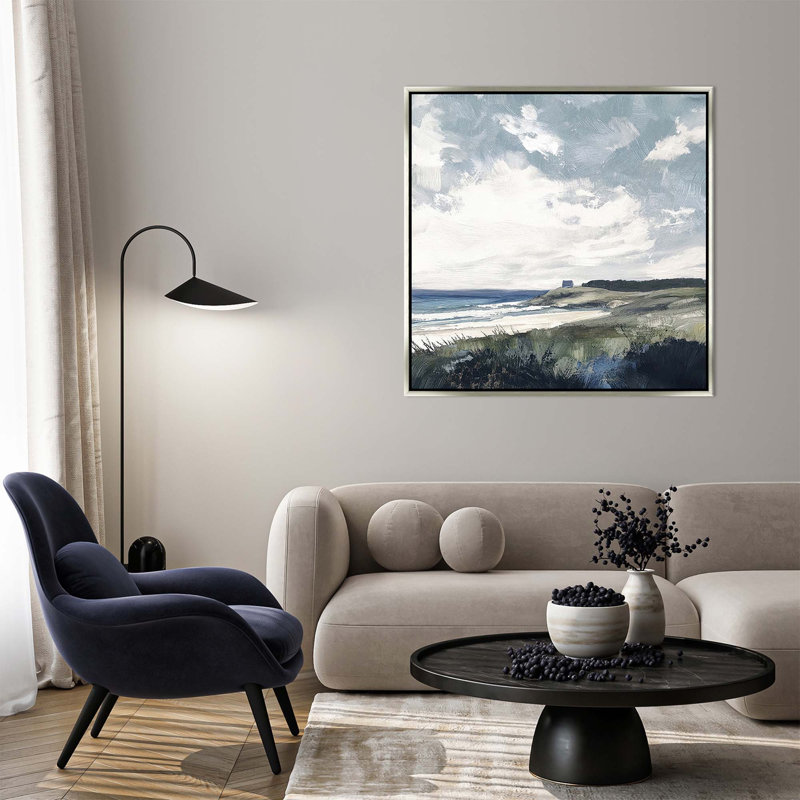 Where Sea Meets Sky 1 - Framed, Medium