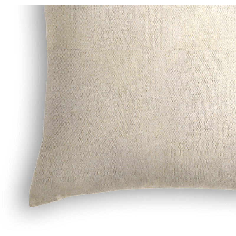 Linen Square Pillow Cover & Insert, 24" x 24", Shimmer