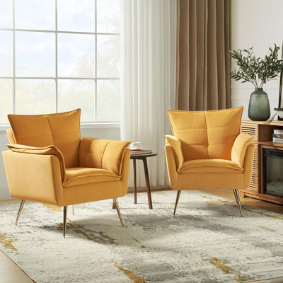 Fauteuil touffeté en polyester de 79,38 cm de large Toulouse