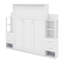 Grand lit escamotable avec tablettes, tiroirs et DEL-923329668