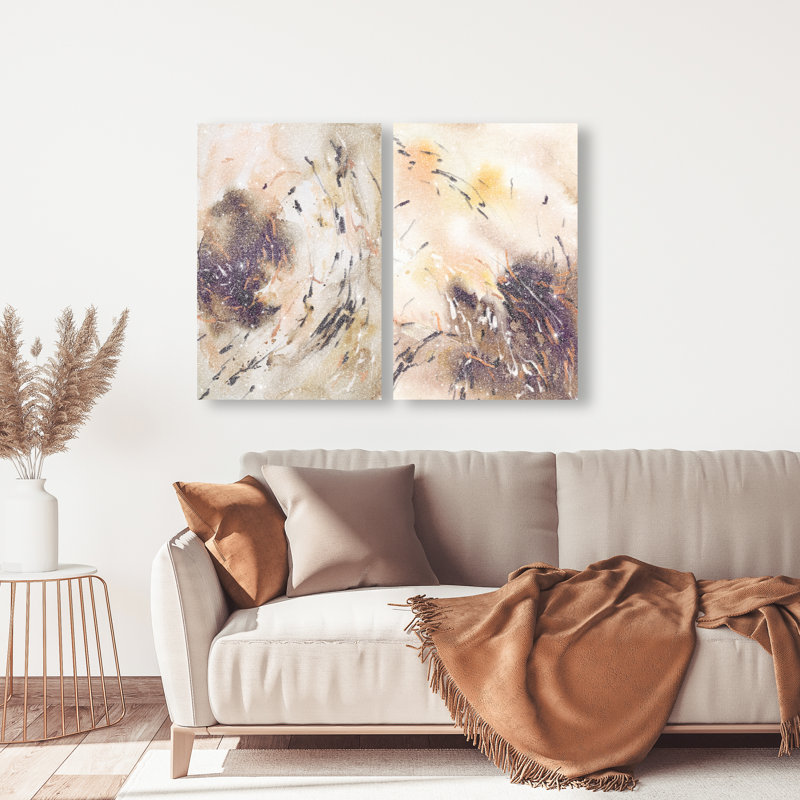 Floating Autumn Set Set by Oliver Gal, 72"H x 48"W, Gallery Wrapped