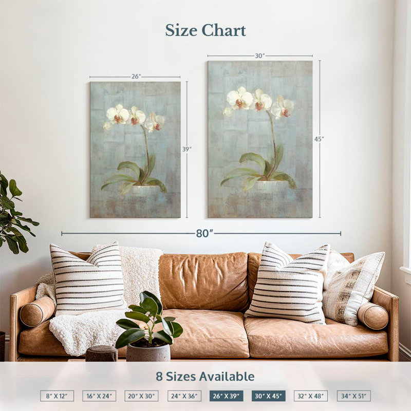 Harnek Elegant Orchid, 39" H x 26" W