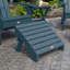 Chaise Adirondack en plastique avec repose-pieds Milaca-117800038