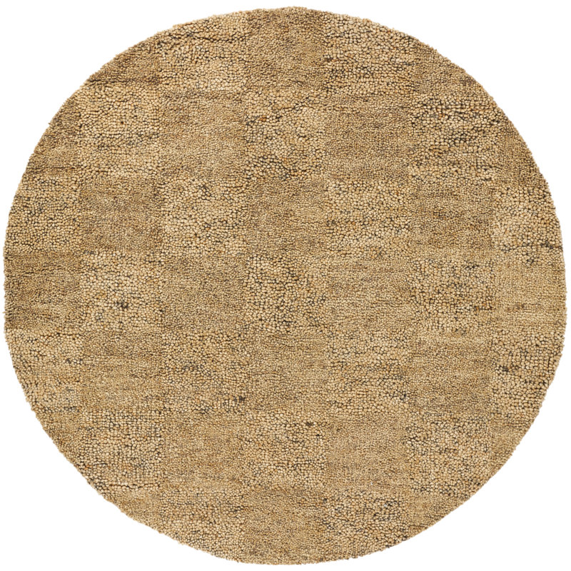 Tapis tissé à la main Celsa, Rond 7 pi 9 po