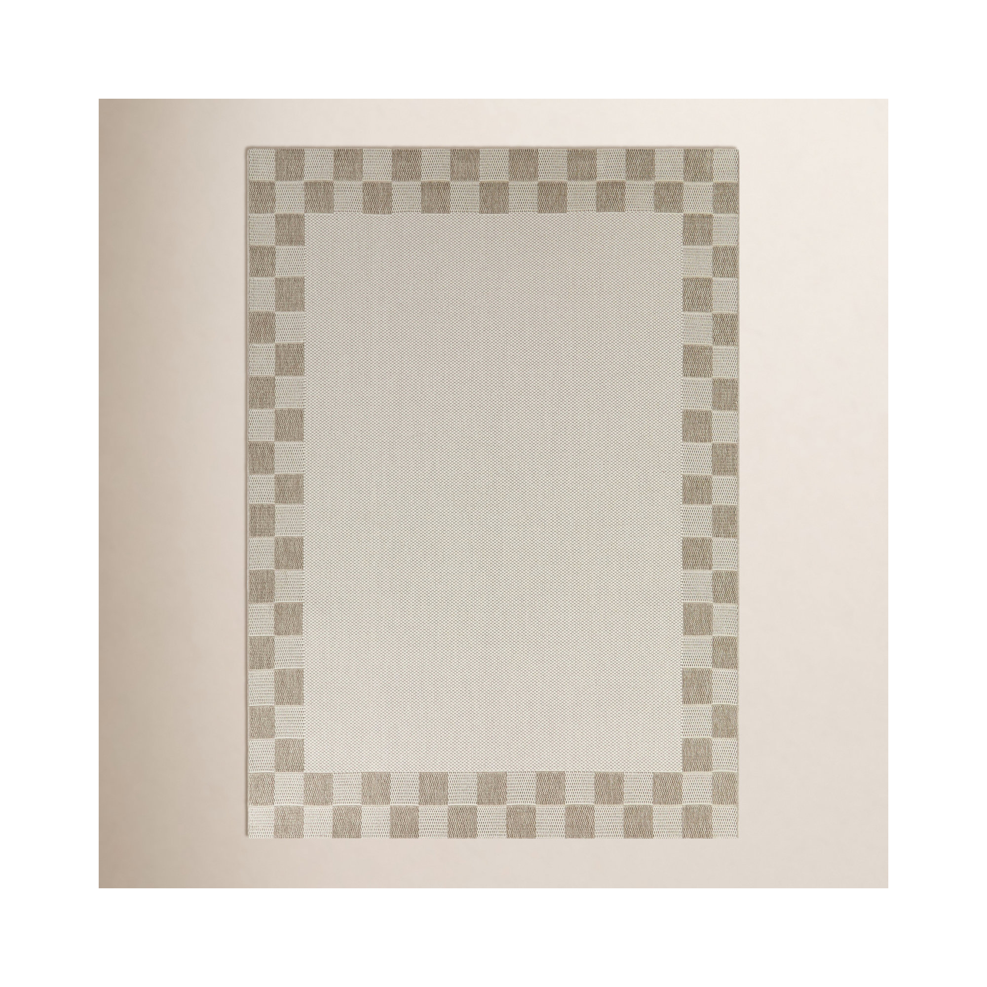 Harter Tan Indoor/Outdoor Rug, Rectangle 7'10" x 10'