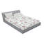 Drap-housse floral en microfibre-89080925-89080932