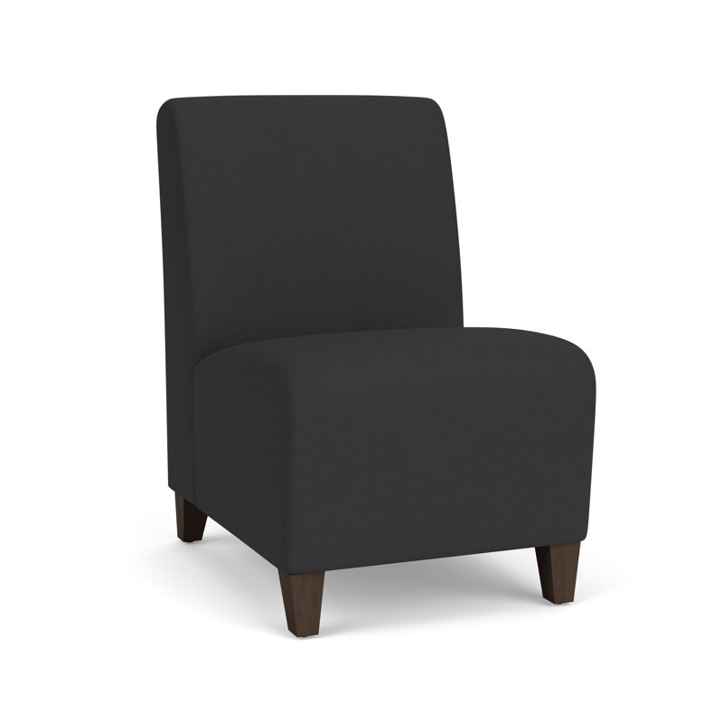 Chaise d'invité sans accoudoirs Siena, Mocha, Graphite portes ouvertes
